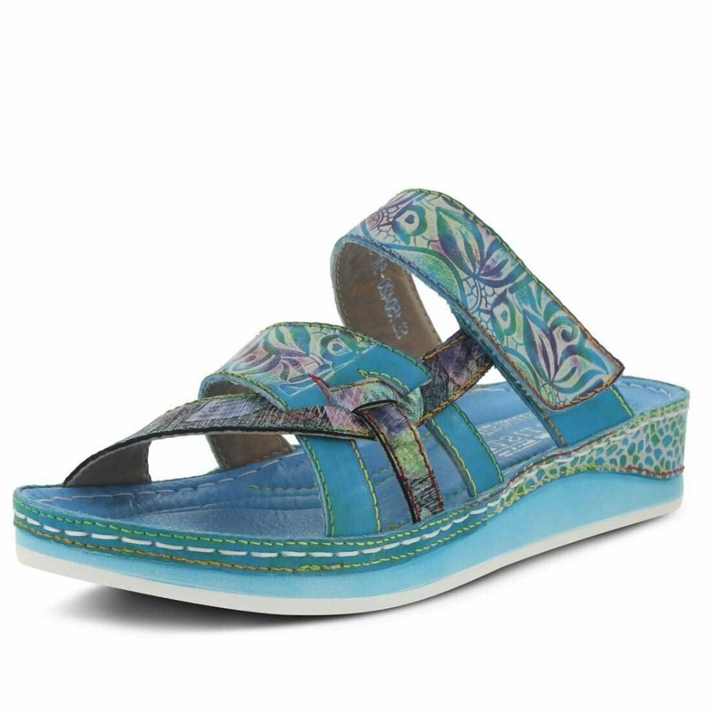 L'Artiste by Spring Step Sandals Caiman NIB CUTE!!